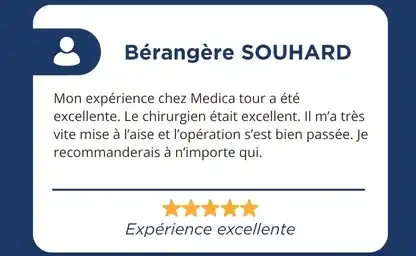 Avis de Bérangère sur MedicaTour : excellente expérience et opération réussie en Tunisie